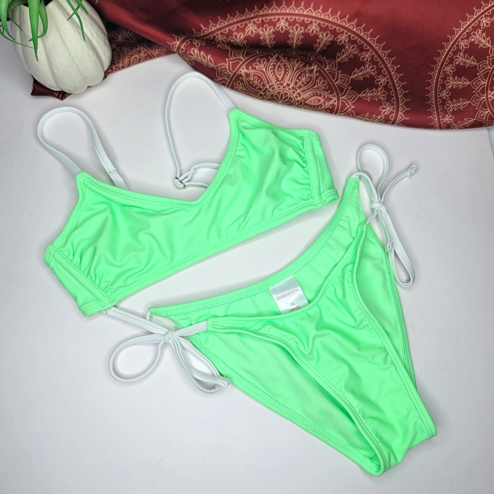 Xhilaration Bikini Set Green Size XS/S